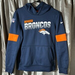 Boy’s Nike Denver Broncos hoodie size Large 14/16 excellent condition.